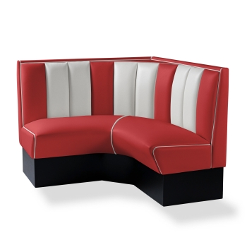 Diner Single Corner Booth CB 120-120