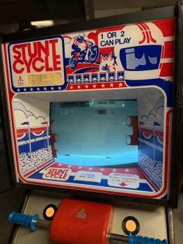 Preview: Atari Stunt Cycle / Evel Knievel Arcade (1976) Videospielautomat