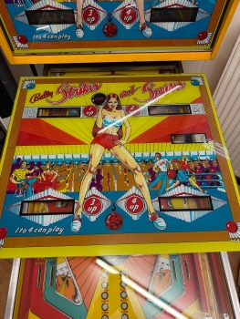 Bally Strikes & Spares Repro Backglas