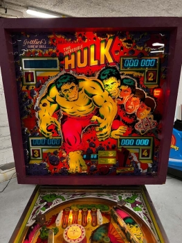 Gottlieb The Incredible Hulk Flipper Pinball