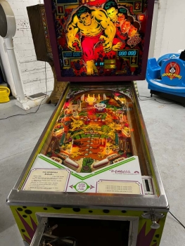 Gottlieb The Incredible Hulk Flipper Pinball