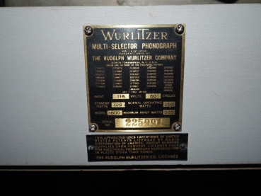 Wurlitzer 1800 Jukebox