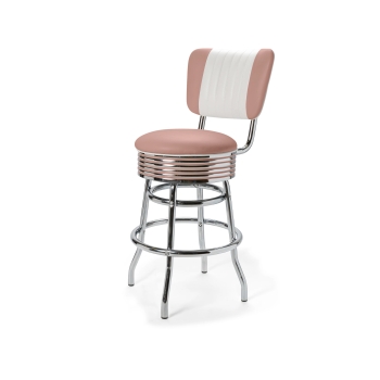 Palace Barstool Backrest CB 66 Chrome