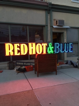 Red Hot & Blue Neon Sign - US Import