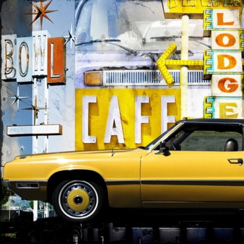 Cafe Bowl Lodge Kunstdruck Fotoleinwand