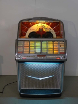 Wurlitzer 1800 Jukebox mit seltenem WICO Frontgrill Upgrade