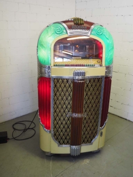 Rock-Ola 1428 Magic Glo Musikbox inkl. neuem Frontpilaster - US Import
