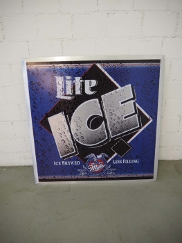 Miller Lite Ice Reklameschild - US Import