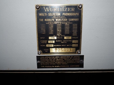 Wurlitzer 1800 Jukebox
