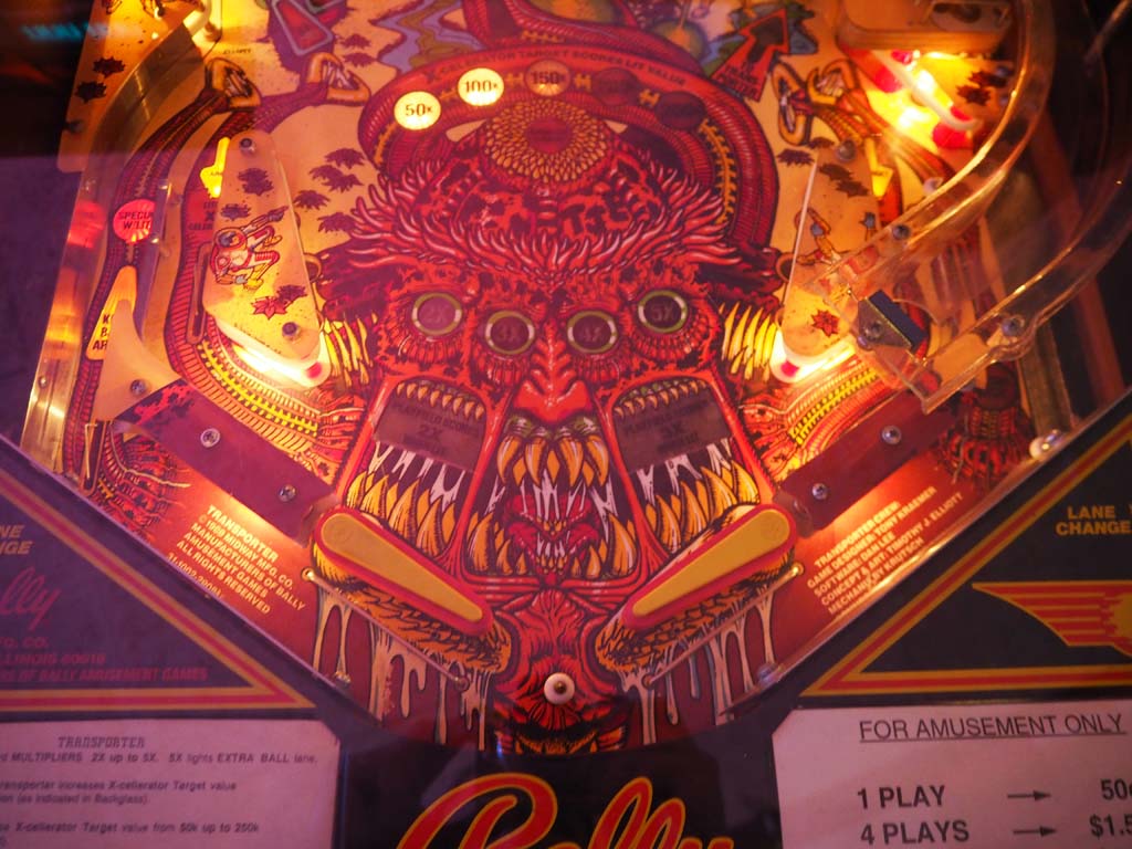 A Rare 1989 Bally Transporter The Rescue Pinball Machine This Is The First One T