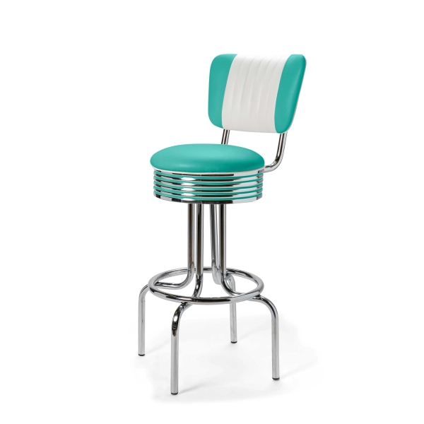 Airline Barstool Backrest CB 77 Chrome