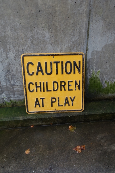 Caution Children Play Sign - US Import