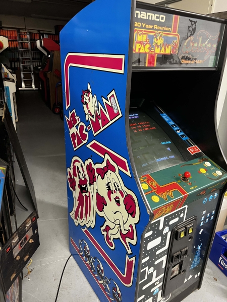 Namco 20 Year Reunion Ms.Pac-Man Galaga Arcade Videospielautomat