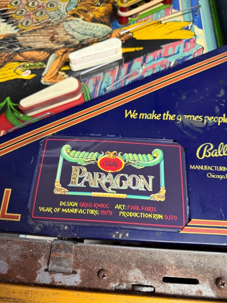 Bally Paragon Widebody Flipper
