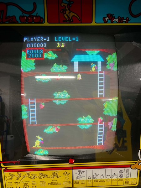 Atari Kangaroo Arcade Videospielautomat