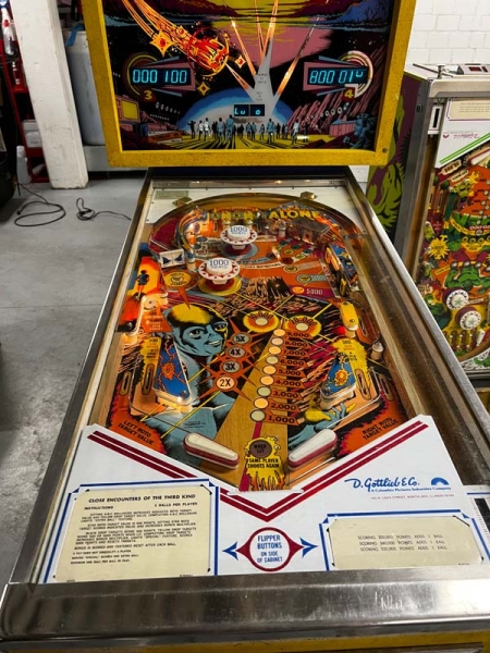 Gottlieb Close Encounters of the Third Kind Flipper Pinball