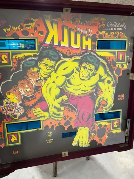 Gottlieb The Incredible Hulk Flipper Pinball