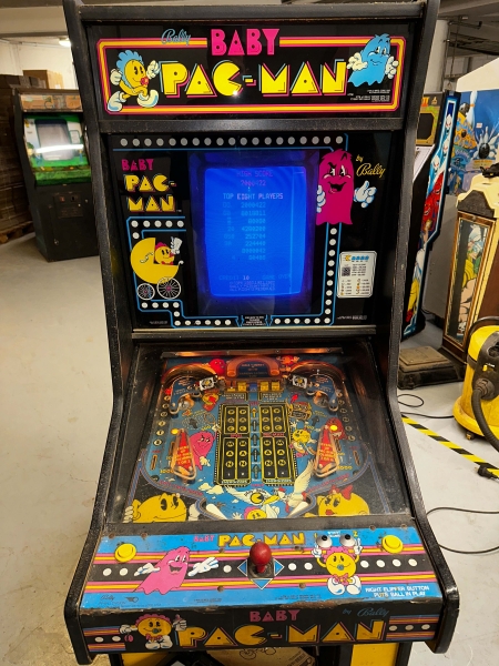 Bally Baby Pac-Man Arcade Flipper Videospielautomat