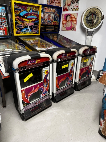3x NSM Fire Bird CD Musikbox Jukebox Set