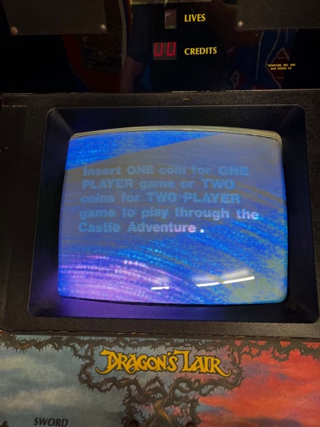 Cinematronics Dragons Lair Laserdisc Arcade Videospielautomat USA