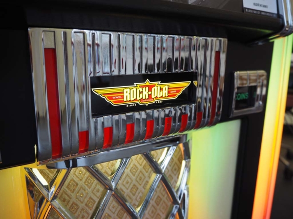 Rock-Ola Bubbler 1015 Black CD Jukebox Vorführgerät