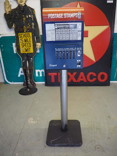 Postage Stamp Automat inkl. Standfuß - US Import