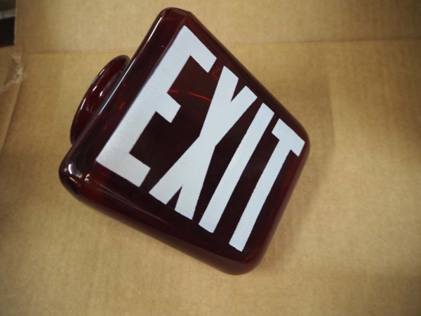 Vintage Exit Glas - US Import
