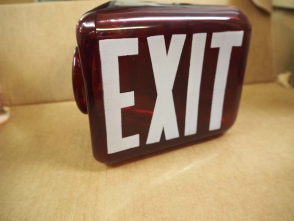 Vintage Exit Glas - US Import
