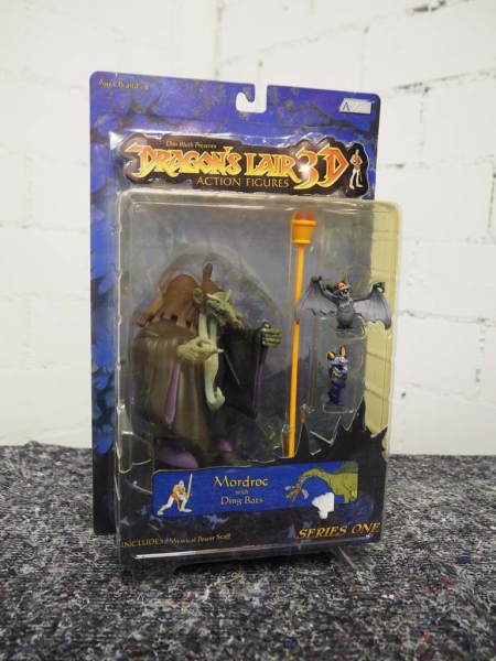 Dragons Lair 3D Action Figures Mordroc with Ding Bats / Series One