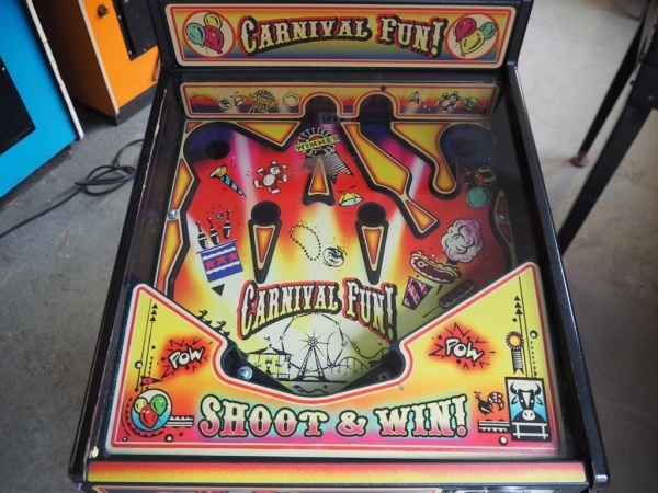 Carnival Fun Flummi Hüpfball Kaugummi Flipper Pinball - US Import