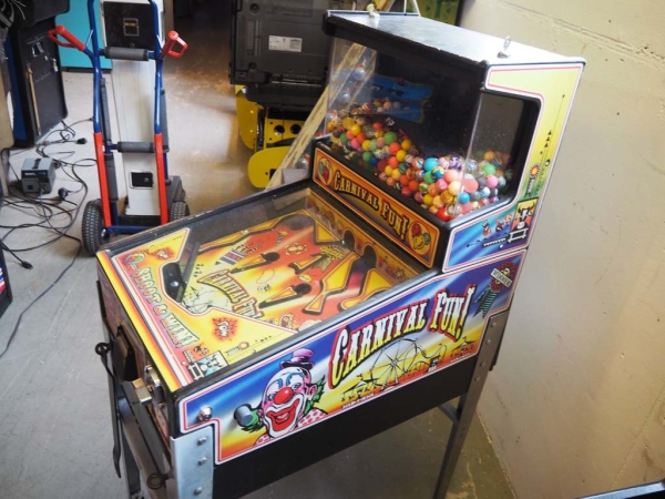 Carnival Fun Flummi Hüpfball Kaugummi Flipper Pinball - US Import