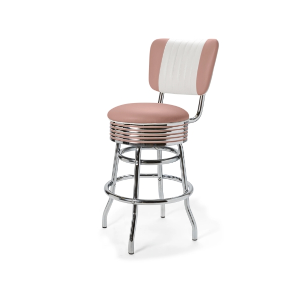 Palace Barstool Backrest CB 66 Chrome