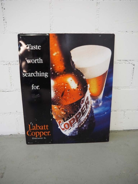 Labatt Copper Reklameschild - US Import