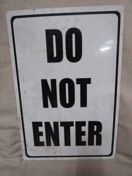 Do not Enter Sign - US Import